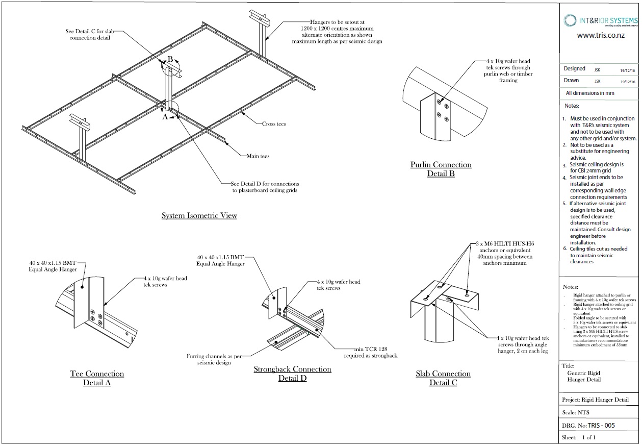 Rigid Hanger Detail